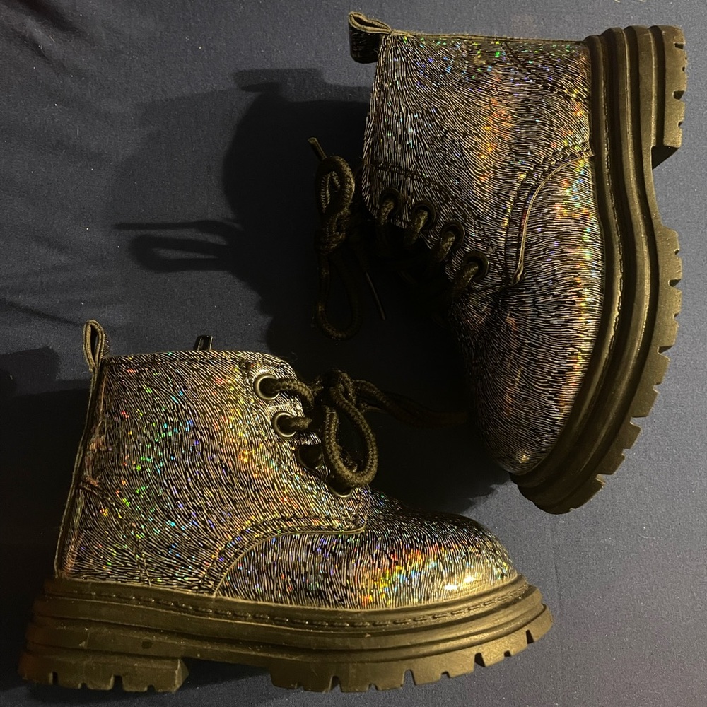 Glittery Kids Boots